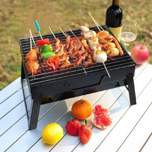bbq grill portable outdoor cooking, camping, hiking, picnics
