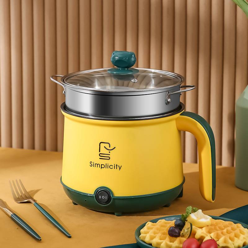 multi functional double layer electric cooking pot 1.8l multi functional double layer electric cooking pot 1.8l