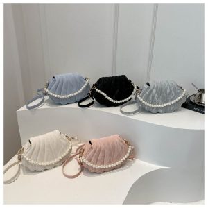 women’s pu leather compact shoulder bag – lightweight & stylish