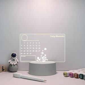 transparent note board erasable writing message board
