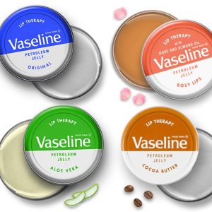 vaseline lip therapy made in poland original, aloe vera, cocoa butter, rosy lip
