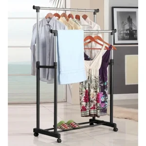 double pole cloth hanger