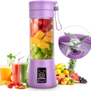 mini usb rechargeable portable electric fruit juicer smoothie maker blender machine juice maker