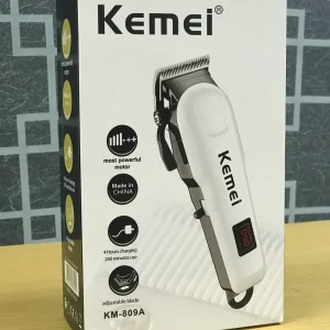 kemei km 809a rechargeable hair clipper and trimmer for men