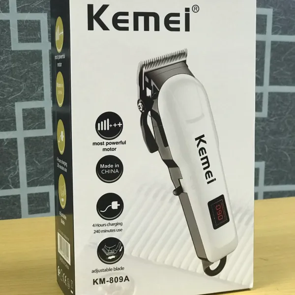 kemei km 809a rechargeable hair clipper and trimmer for men kemei km 809a rechargeable hair clipper and trimmer for men