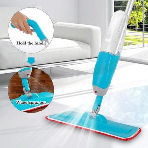 proclean water spray mop for floor cleaning wet & dry mop